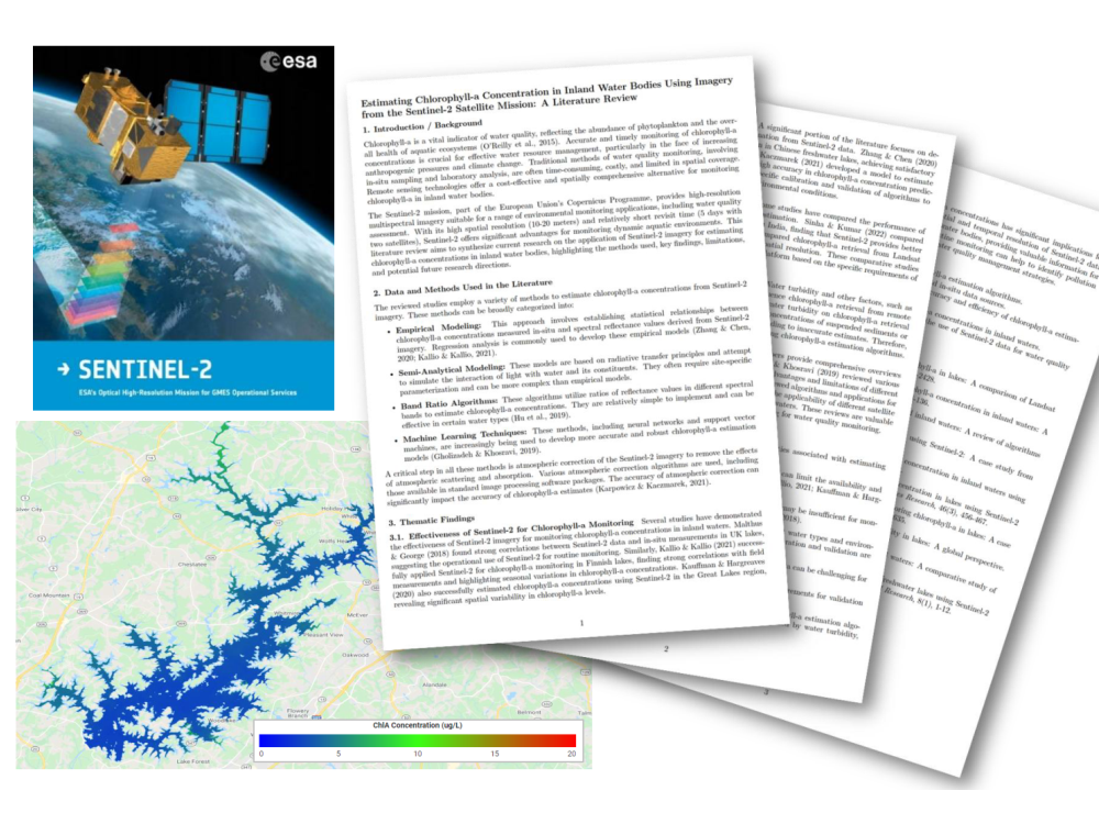 Multi-agent GenAI interface for automated hydrology literature review